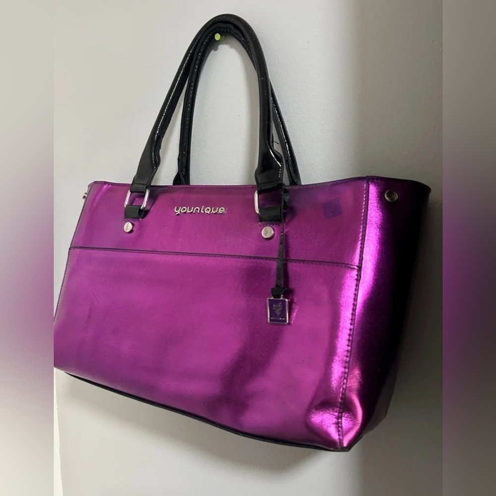 Younique Metallic Purple Purse